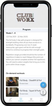 View your training program, dates and on-demand video list